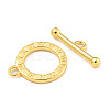 Brass Toggle Clasps KK-A223-20G-5