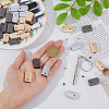 36 Sets 3 Color Alloy Cord Ends FIND-DC0004-64-3