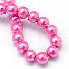 Baking Paint Glass Pearl Round Bead Strands X-HY-Q003-10mm-54-4