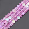 Synthetic Moonstone Beads Strands G-S300-117A-6mm-1