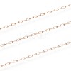 Ion Plating(IP) 304 Stainless Steel Paperclip Chains CHS-F010-01A-RG-2