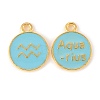 Alloy Enamel Pendants ENAM-S124-01B-16J-2