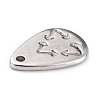 Non-Tarnish 304 Stainless Steel Pendants STAS-O145-42P-3