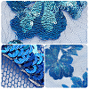 2 Sets Flower Polyster Embroidery Ornaments Accessories DIY-GF0005-70A-4