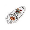 Halloween Theme Opaque Printed Acrylic Pendants X-SACR-S034-07A-2