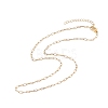 304 Stainless Steel Paperclip Chains Necklace for Women NJEW-JN03897-2