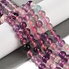 Natural Fluorite Beads Strands G-P530-B09-02-2