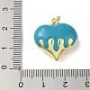 Rack Plating Brass Enamel Pendants KK-S366-05G-08-3