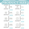 24 Pairs 4 Styles Zinc Alloy Snap Buttons FIND-FG0004-96P-2