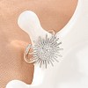 Sun Brass Micro Pave Cubic Zirconia Cuff Open Rings for Women CU-CBA0A21-05P-3