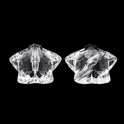 Transparent Acrylic Beads X-TACR-ZX018-02-1