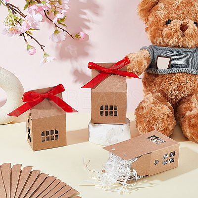 House Shaped Paper Gift Boxes ABAG-WH0040-41A-1