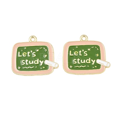 Alloy Enamel Pendants ENAM-L055-01A-02-1
