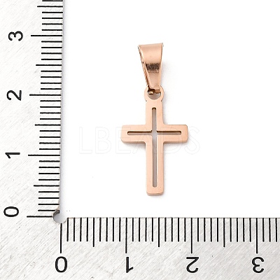 Ion Plating(IP) 304 Stainless Steel Pendants STAS-H453-03RG-1