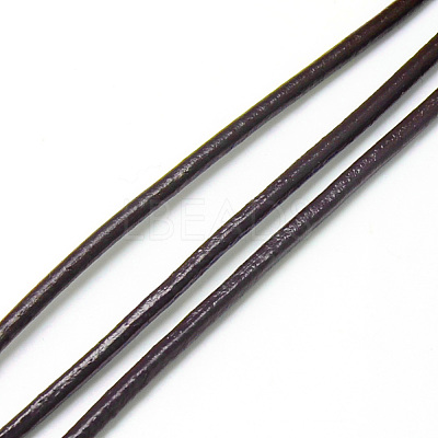 Round Cowhide Leather Cord WL-Q007-3mm-6-1