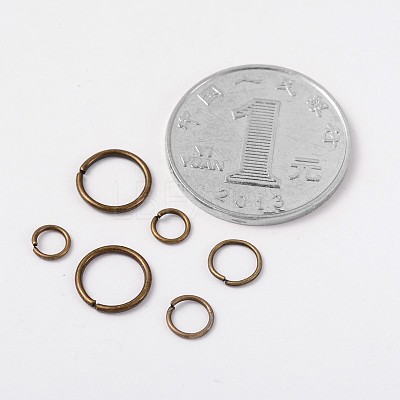 1 Box of Iron Open Jump Rings IFIN-MSMC010-04AB-NF-1
