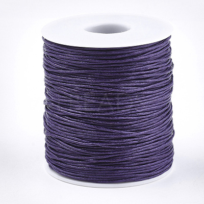 Waxed Cotton Thread Cords YC-R003-1.0mm-10m-192-1