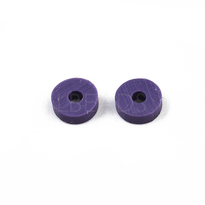 Handmade Polymer Clay Beads CLAY-R067-4.0mm-B03-1