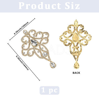 Plastic & Resin Rhinestone Sewing Decorate DIY-WH20032-38G-01-1