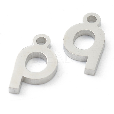 Non-Tarnish 304 Stainless Steel Charms STAS-G244-01R-1
