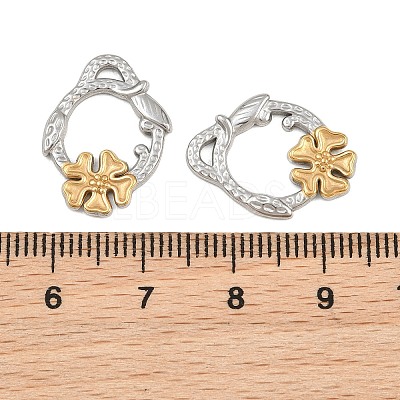 304 Stainless Steel Pendants STAS-F366-03GP-1