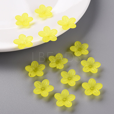 Frosted Acrylic Bead Caps MACR-S371-08A-717-1