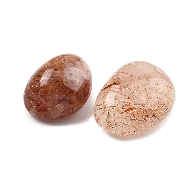 Natural Rutilated Quartz Beads G-G348-01A-32-1