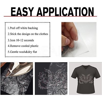 Glass Hotfix Rhinestone DIY-WH0303-043-1