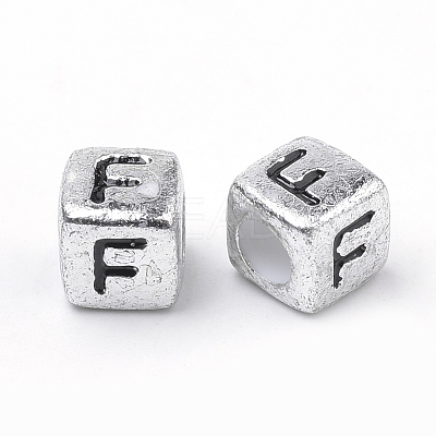 Plated Acrylic Beads PB43C9308-F-1