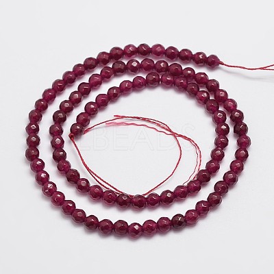Natural Malaysia Jade Bead Strands G-A147-4mm-A09-1