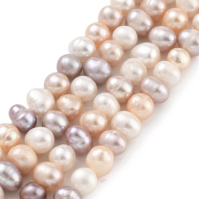Natural Cultured Freshwater Pearl Beads Strands PEAR-C003-13E-1