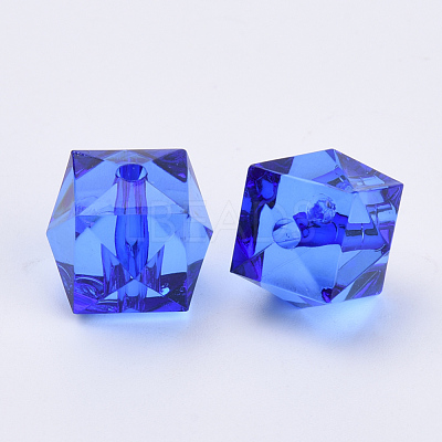 Transparent Acrylic Beads TACR-Q259-8mm-V44-1