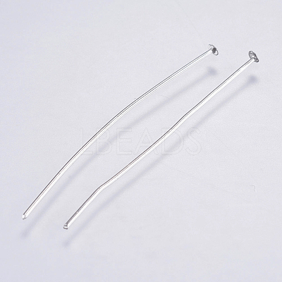 Tarnish Resistant 304 Stainless Steel Flat Head Pins X-STAS-F146-01P-40mm-1