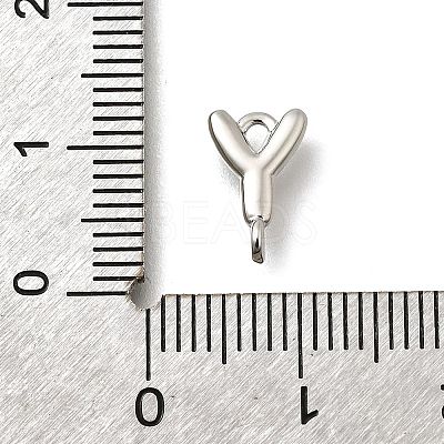 Brass Connector Charms KK-P295-01P-Y-1
