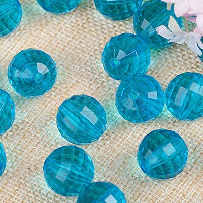 Transparent Acrylic Beads TACR-NH0001-D-09-1
