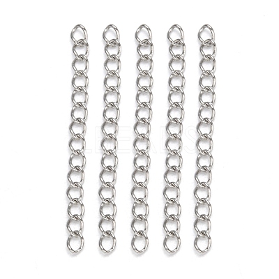 Tarnish Resistant 304 Stainless Steel Ends Chains CHS-R005-1