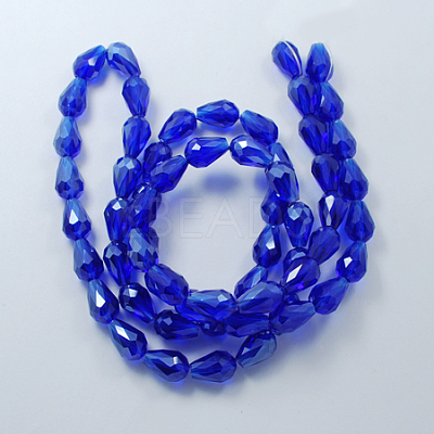 Electroplate Glass Beads Strands LS-EGLA-R008-15x10mm-8-1