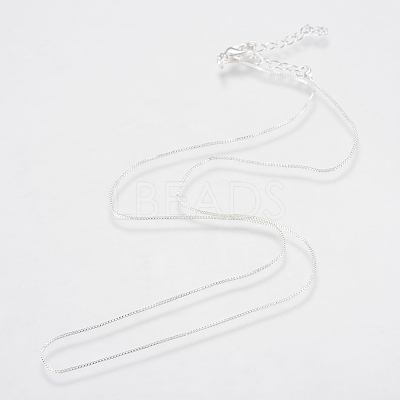 Brass Box Chains Necklaces X-MAK-R014-S-1