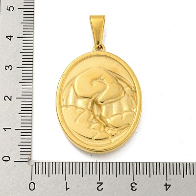 Ion Plating(IP) 304 Stainless Steel Pendants STAS-R231-18G-10-1