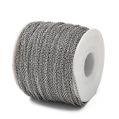 Tarnish Resistant 304 Stainless Steel Cable Chains CHS-Q001-08-100m-1