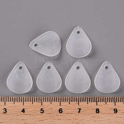 Transparent Frosted Acrylic Pendants MACR-S371-09A-701-1
