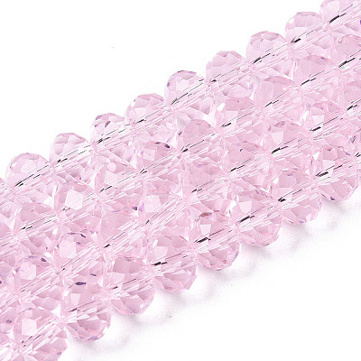 Glass Beads Strands EGLA-A044-T8mm-D10-1