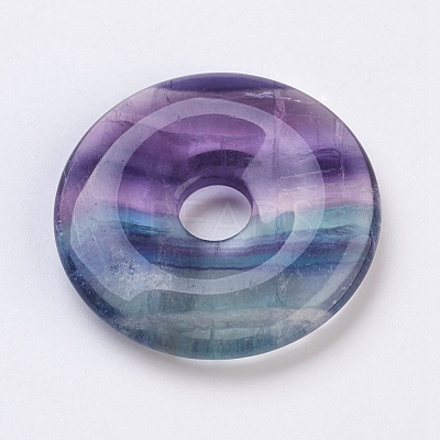 Natural Fluorite Pendants G-F508-05A-1