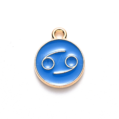 Alloy Enamel Pendants LS-ENAM-S124-01A-02D-1