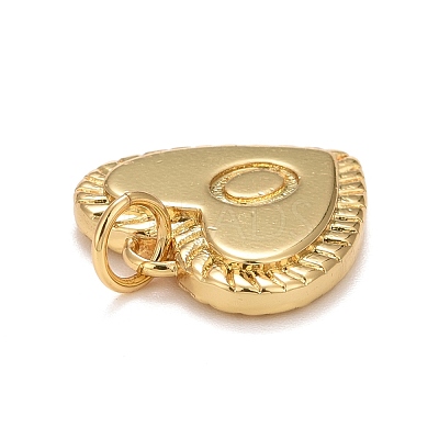 Rack Plating Real 18K Gold Plated Brass Pendants KK-E260-01G-O-1