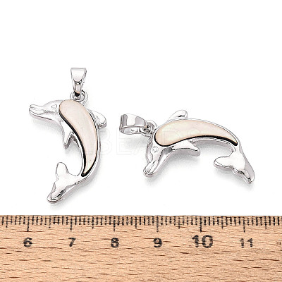 Alloy and Dyed Natural Paua Shell Pendants PALLOY-T093-07A-1