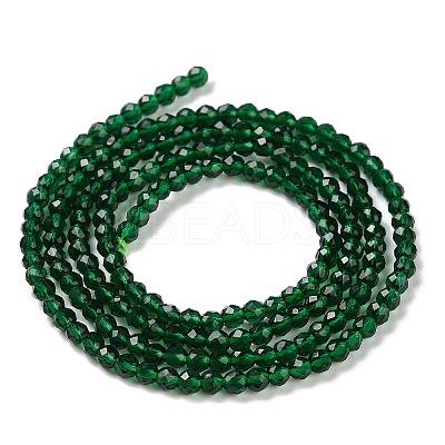 Transparent Glass Beads Strands GLAA-H021-03-15-1