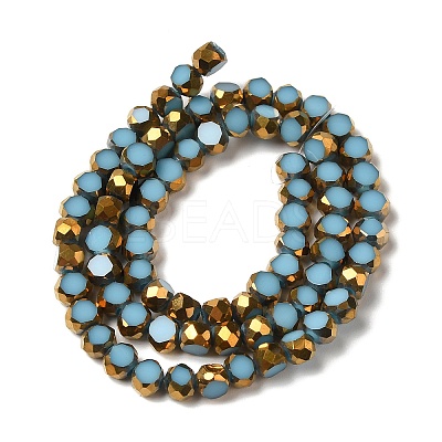Electroplate Glass Beads Strands EGLA-P061-01A-01-1