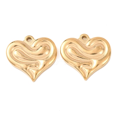 304 Stainless Steel Pendants STAS-I330-010G-1