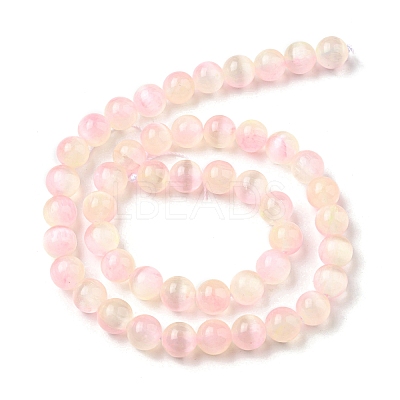 Natural Selenite Beads Strands G-P493-01L-1
